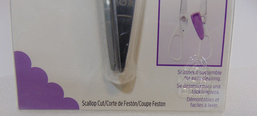 Wilton Cake Decorating Scissors Scallop Zigzag Icing Decorative Edges Rolled 2