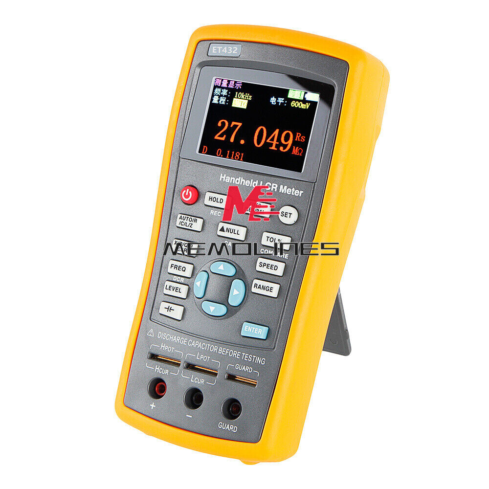 Handheld ET43 LCR Bridge Digital Capacitance Inductance Resistance Meter Tester