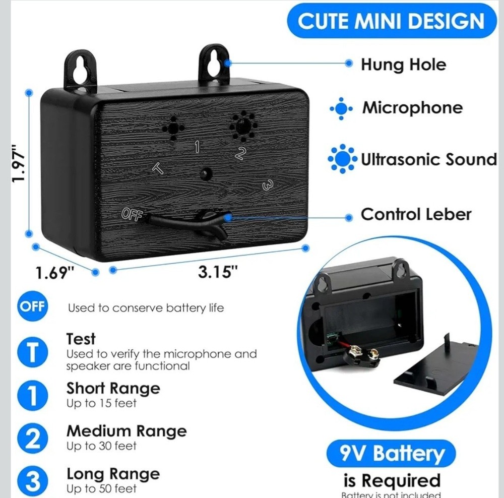 Anti Barking Control Device, Ultrasonic Dog Bark Deterrent Stop Barking