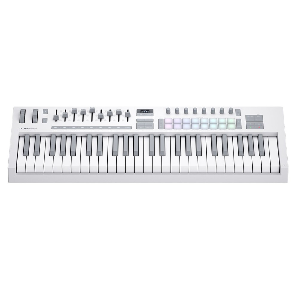 Novation Launchkey 49 MK4 White 49-Note Controller Keyboard with Bag