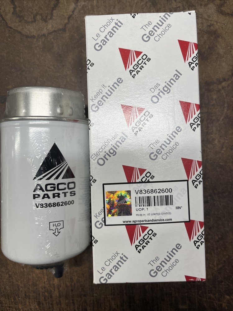 V836862600 OEM AGCO Fuel Filter