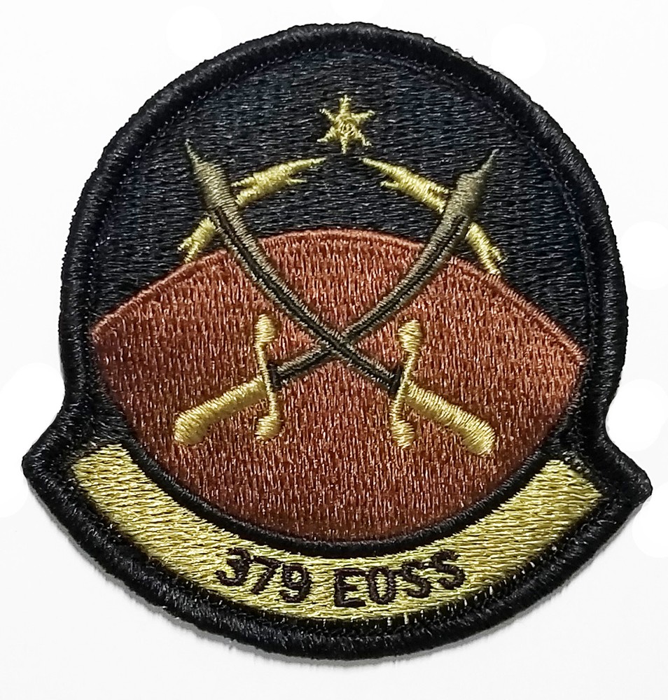 Air Force 379th (EOSS) Expeditionary Operations Support Squadron Hook Back Patch