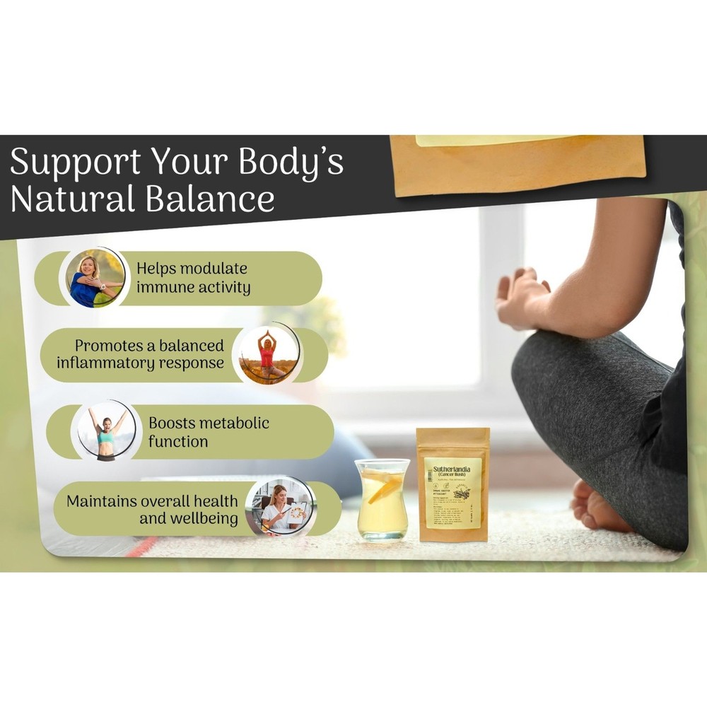 Sutherlandia frutescens Herbal Tea - Immune Support Metabolic Boost
