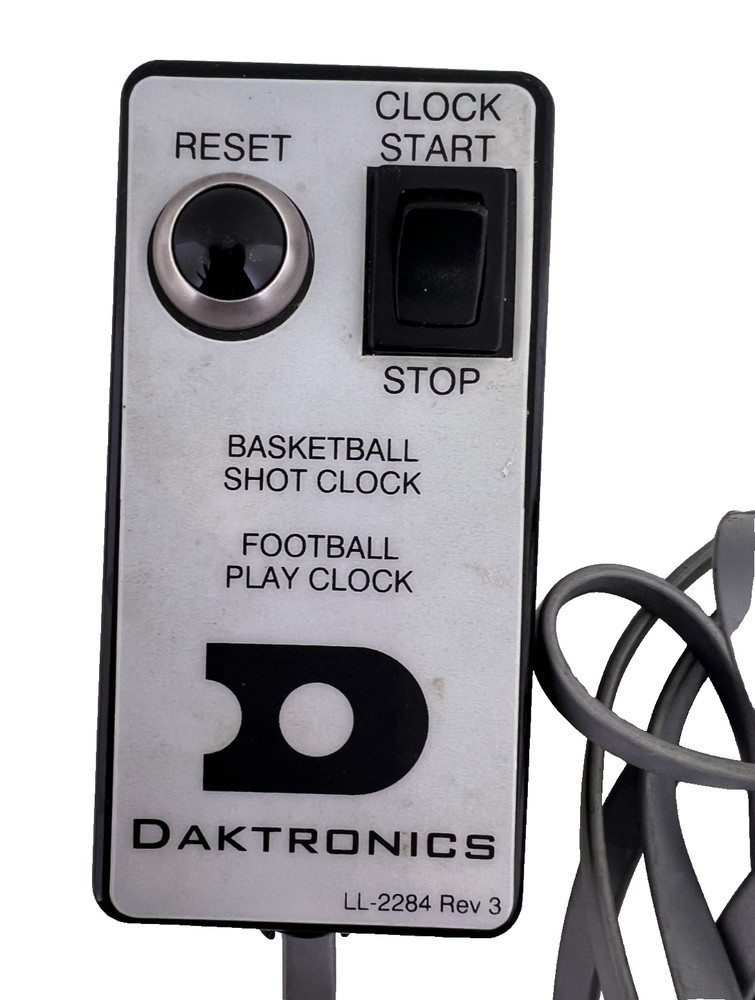 Daktronics LL-2284 Rev 3 Shot Clock Controller Handheld Start Stop Reset
