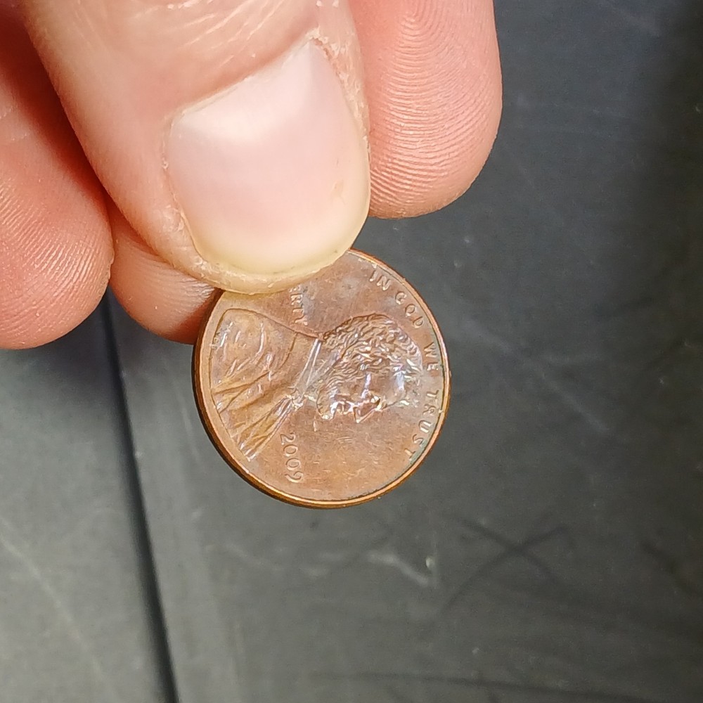 RARE 2009 No Mint Mark Errors Lincoln Memorial Penny