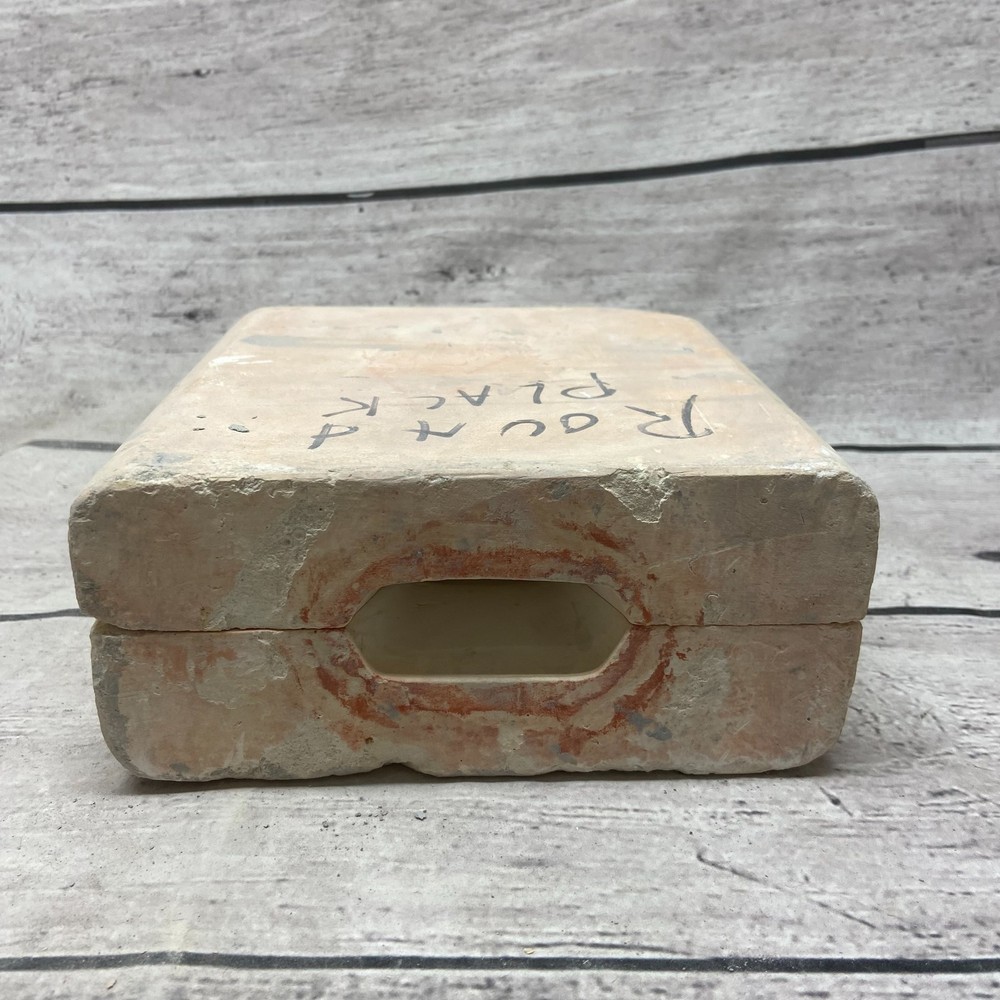 Vintage Unbranded Ceramic Casting Mold Ashtray Round Plack
