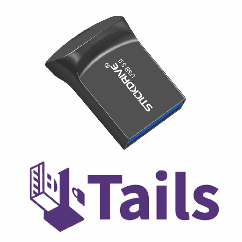 Tails Linux 6.0 - 32 Gb USB 3 Drive Safe Fast Secure Anonymous Live Boot OS