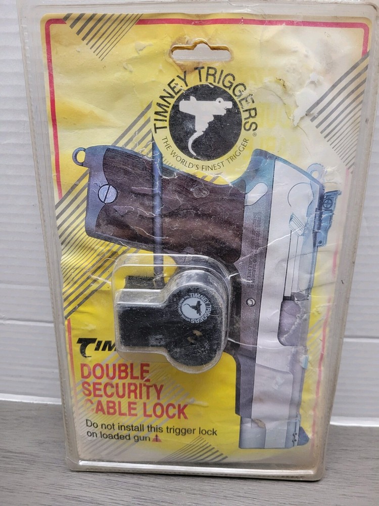 Timney Triggers Double Security Cable Gun Lock Trigger Lock Unopened