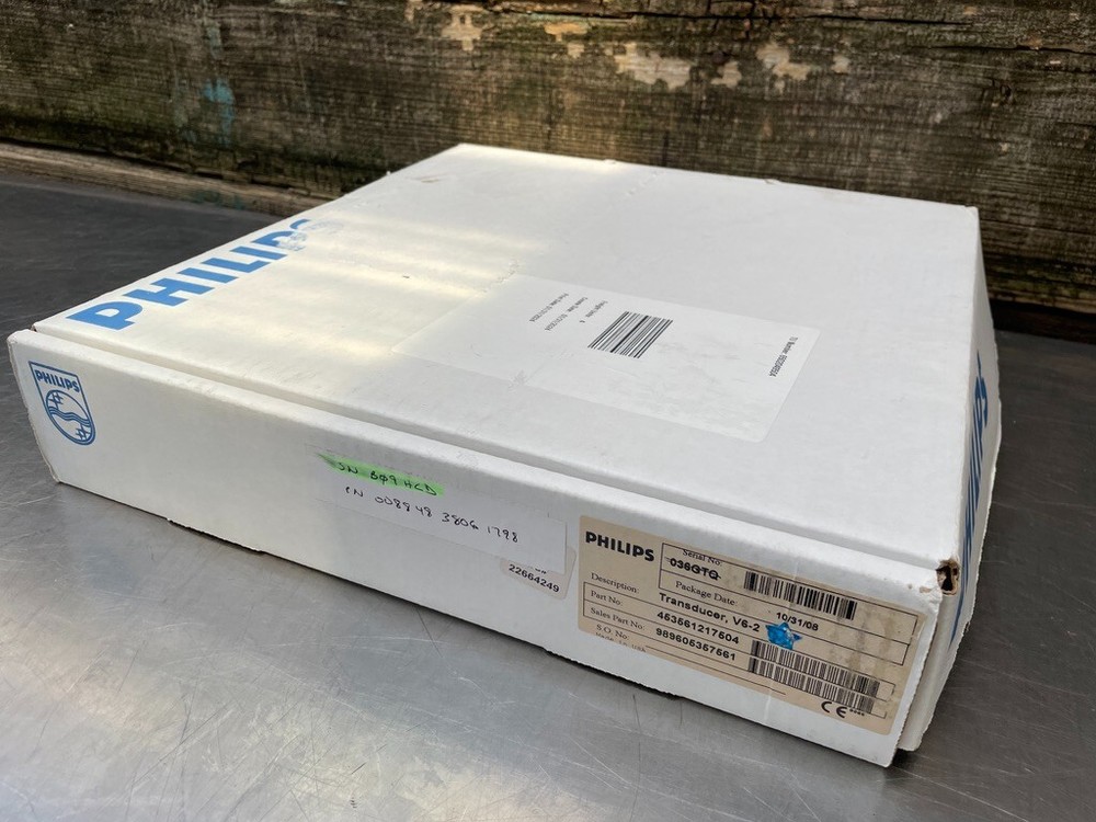 Philips V6-2 Broadband Curved Volume Array Transducer Probe