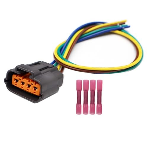 4-Pin TPS Throttle Position Sensor Wire Pigtail 4P Compatible with Mazda FD3S