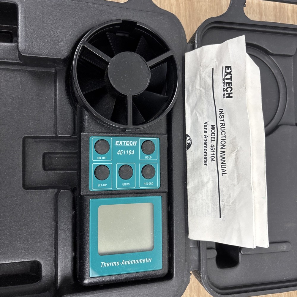 Thermo-Anemometer By Extech model 451104