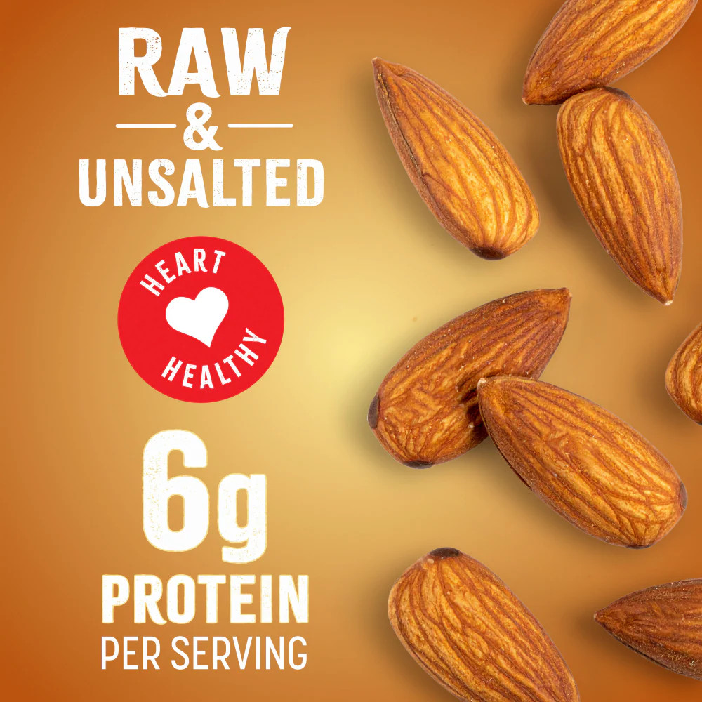 KG Raw Unsalted Almonds 6 oz - 5 Pack