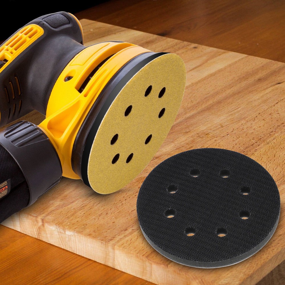 2PCS 5in Hook Loop Foam Cushion Sanding Discs Buffer Pad For Orbital Sander