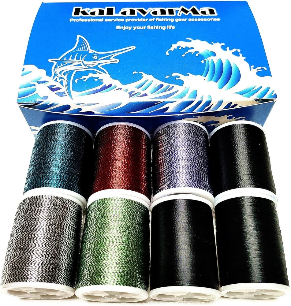 Mixed Color Thread for Rod Wrapping