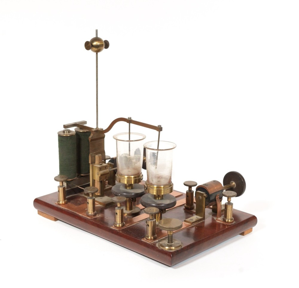 C. 1860 Foucault Switch * Early, Automatic Electrical Interrupter * Exceptional
