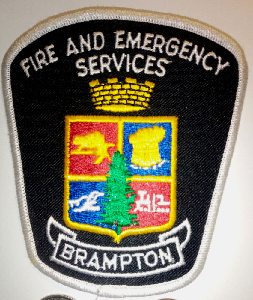Brampton Fire & Emergency Services Patch Badge Crest