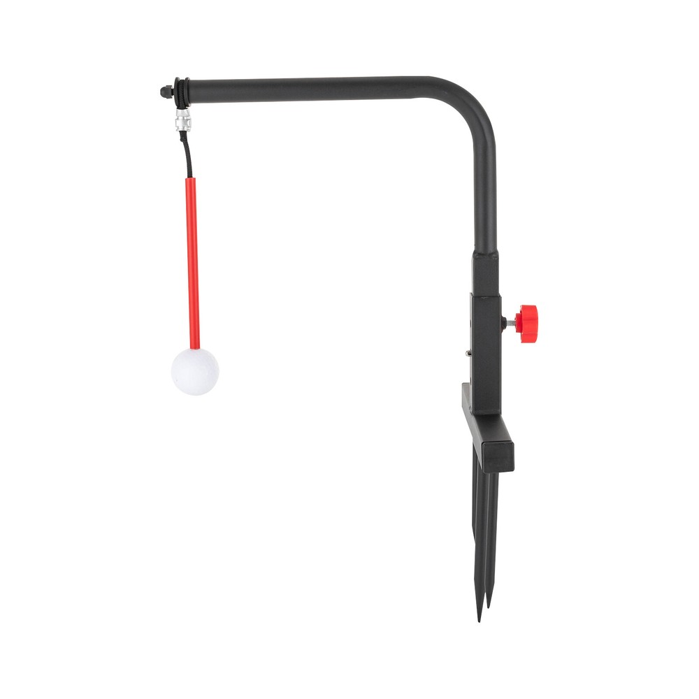 Golf Swing Training Aid with Adjustable Height & 360° Ball Return