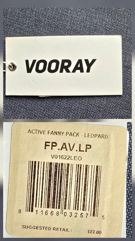 NWT Vooray Active Fanny Pack Leopard