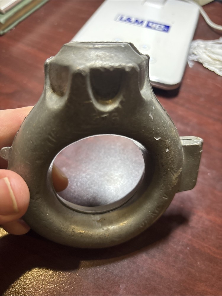 Antique #376 Engagement Ring Hinged Pewter Ice Cream Mold