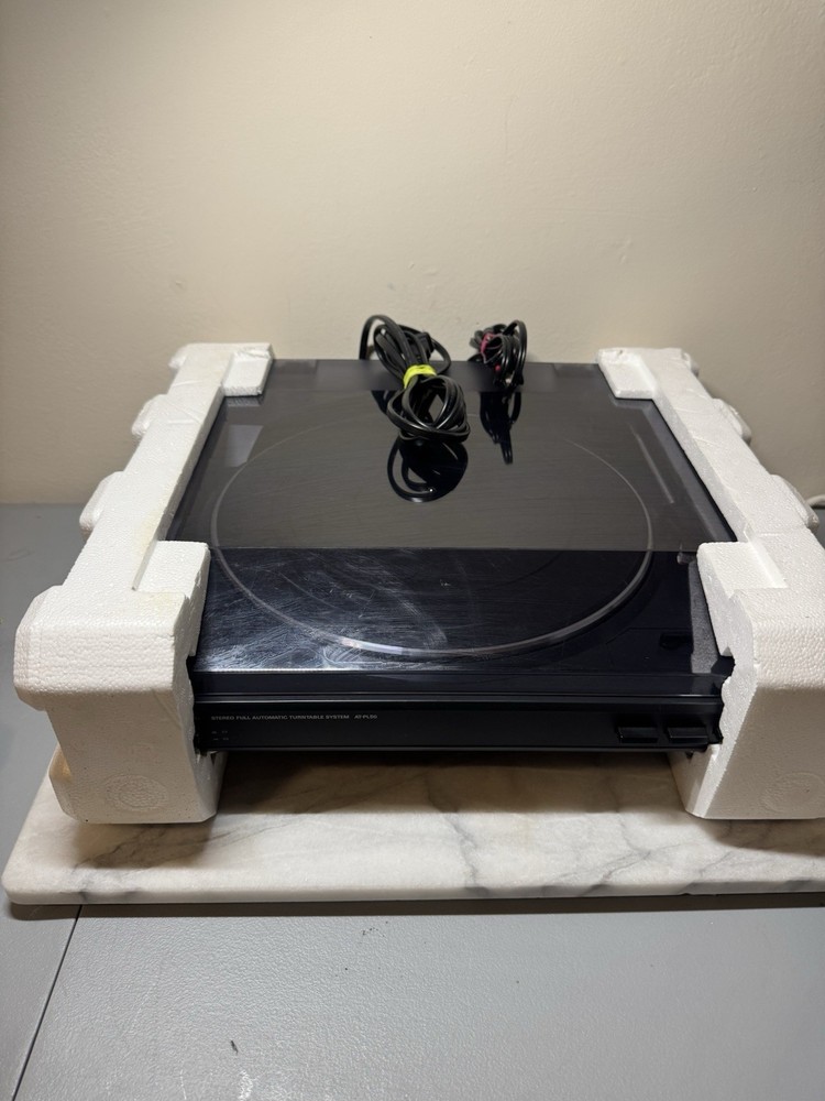 AUDIO-TECHNICA AT-LP2D USB STEREO TURNTABLE RECORD PLAYER Tested And Working!