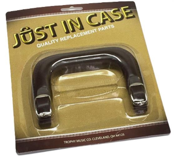 Grover Leather Side Buckle Case Handle, Brown