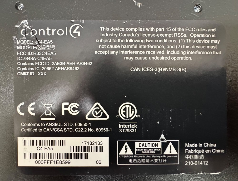 Control4 C4 EA5 Controller