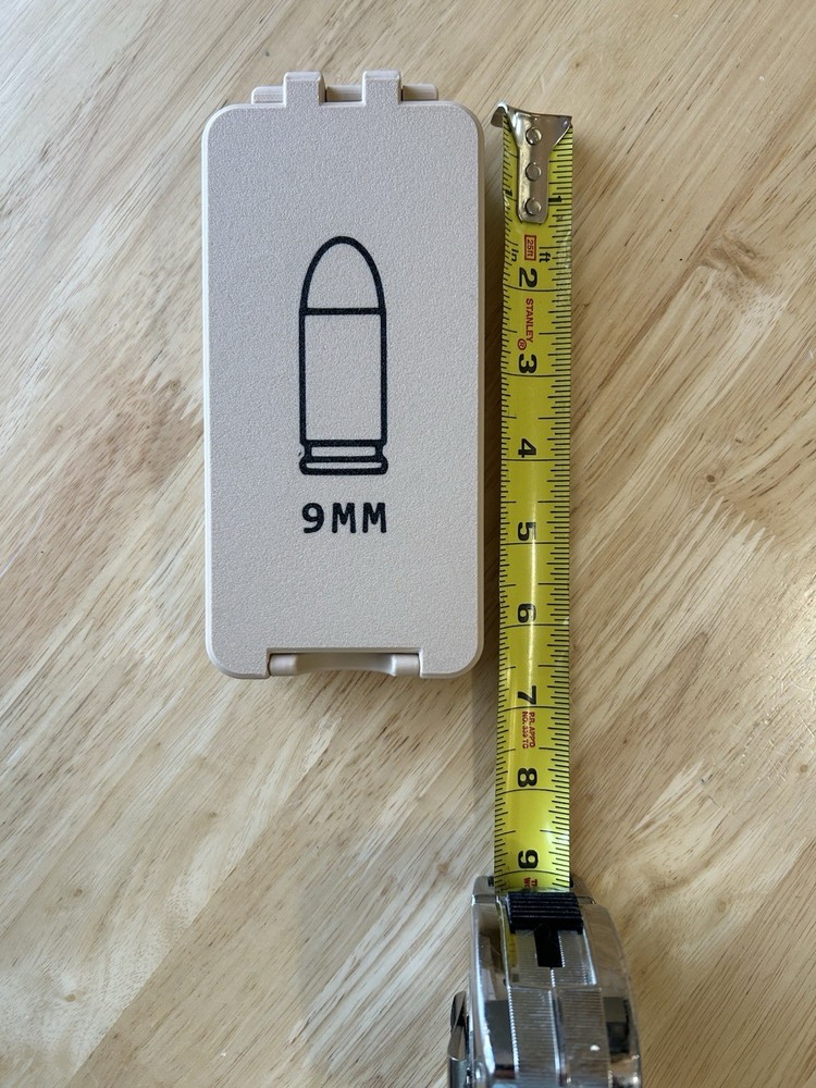 9mm Ammunition Box 50 Rounds Desert Tan