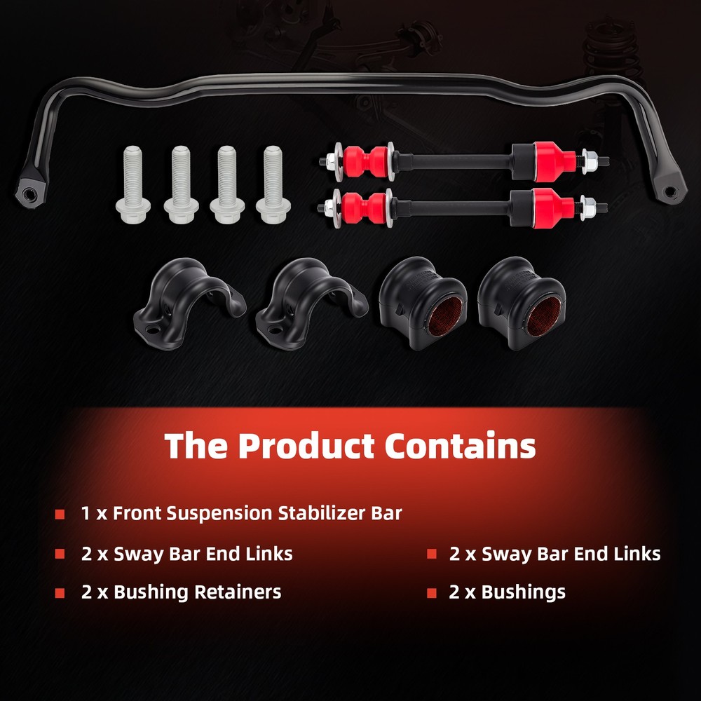 Front Stabilizer Sway Bar For Ram 1500 2011 2012 2013 2014 2015 2016 2017 2018