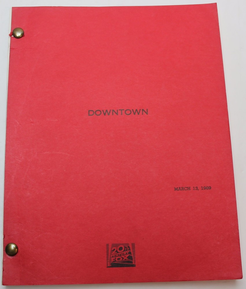 DOWNTOWN / Nat Mauldin 1989 Screenplay, Forest Whitaker
