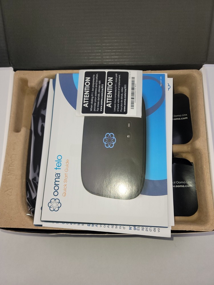 Ooma Telo VOIP Home Phone Service for Canada Read Description.