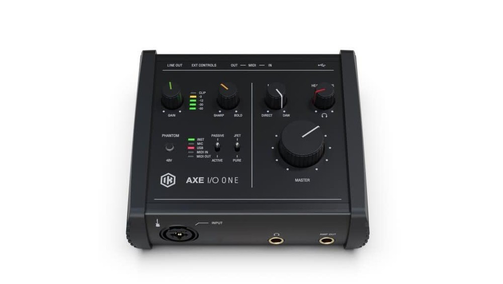 IK Multimedia Axe I/O One Compact Audio Interface w/Advanced Guitar Tone Shaping