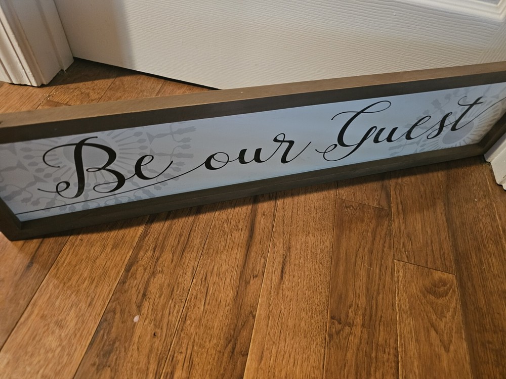 Be Our Guest Disney Sign