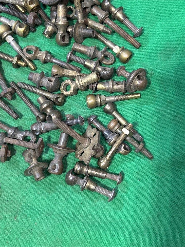 Solid Metal & Brass Antique Drawer Pull Bail Post 120 Plus