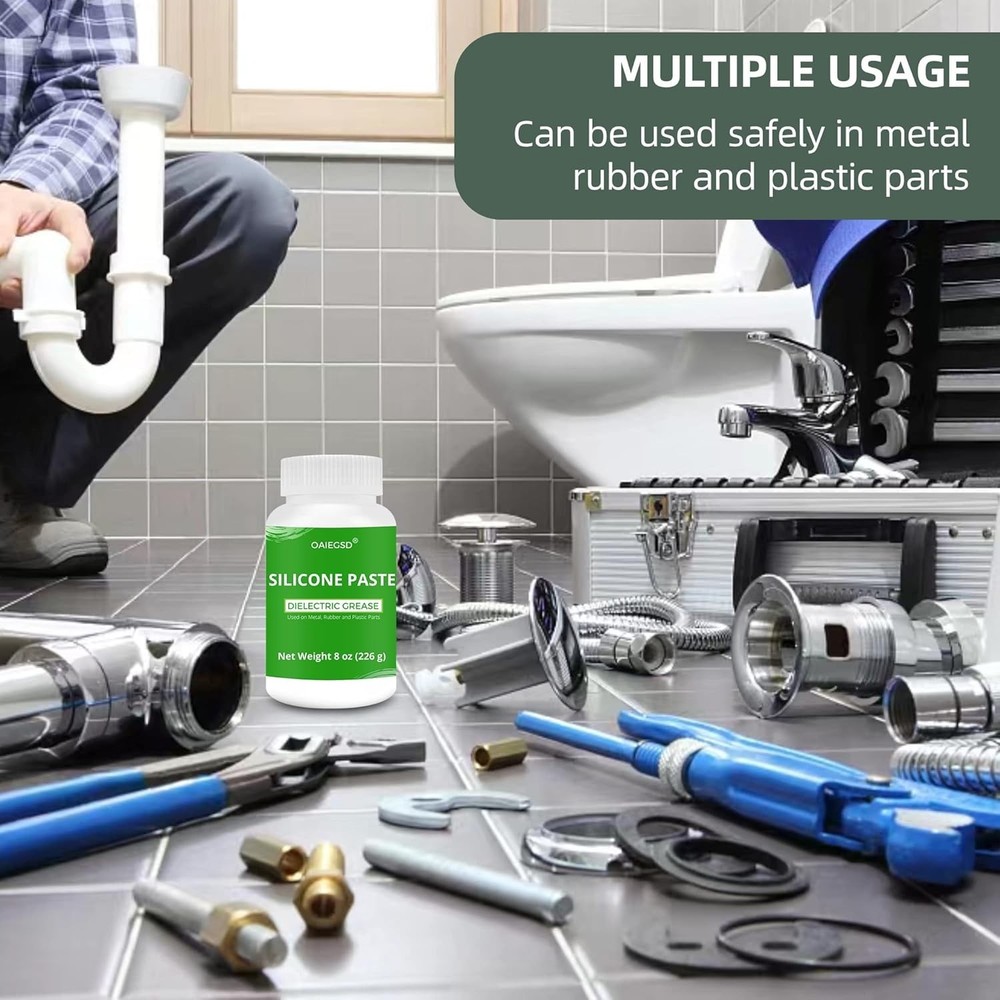 8oz Waterproof Silicone Paste & Dielectric Grease for Electrical Connectors