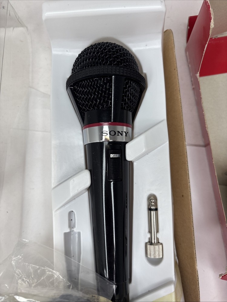 Sony F-V40II Microphone with Box & Accessories