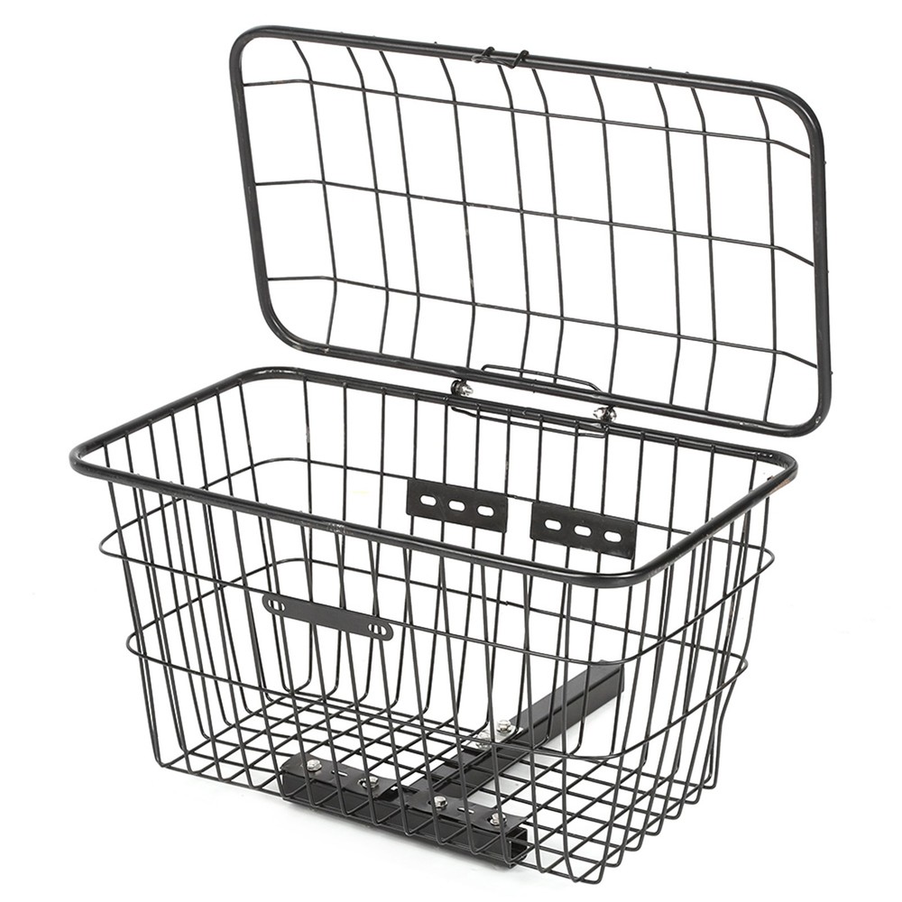 Mobility Scooter Electrombile Rear Storage Basket Iron Large Basket