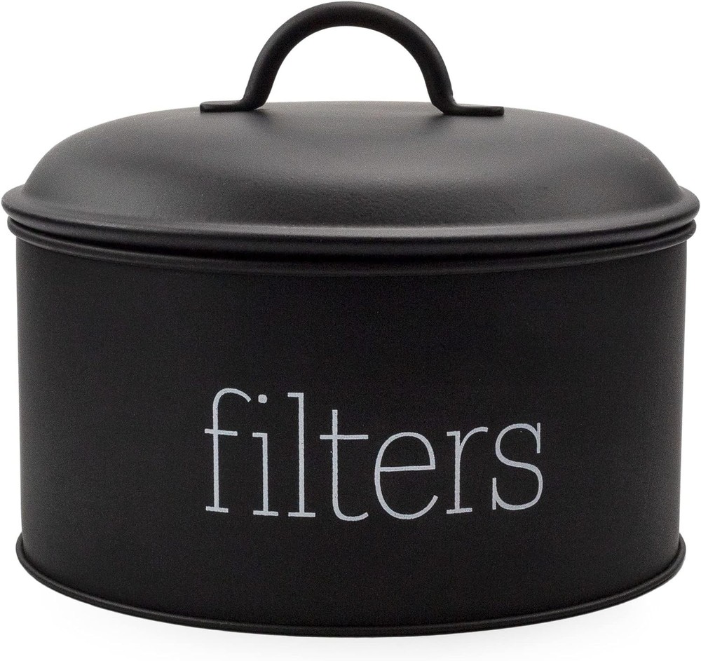 AuldHome Design Basket Coffee Filter Holder Regular (basket style), Black