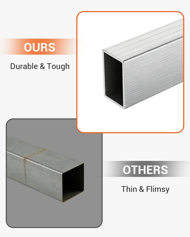 Heavy-Duty Aluminum Plate Work Plank Extendable Platform Adjustable Length 6-9ft