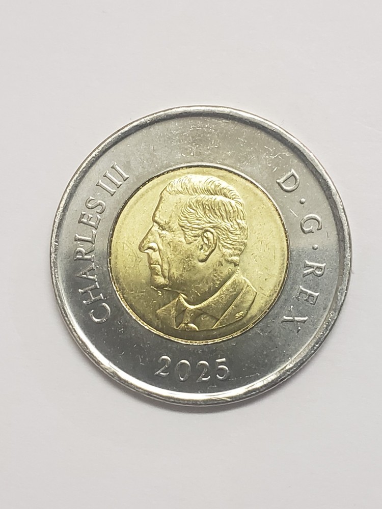 Canada 2025 Regular Proof Like Toonie Die Chip Error