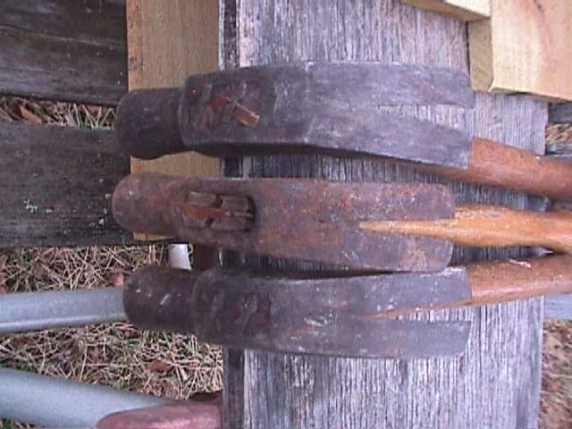 VINTAGE CLAW HAMMER LOT