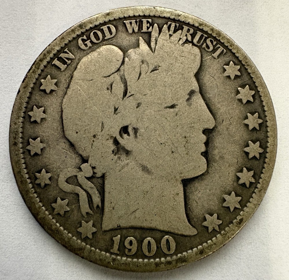 1900-O Barber Half Dollar $0.50 piece