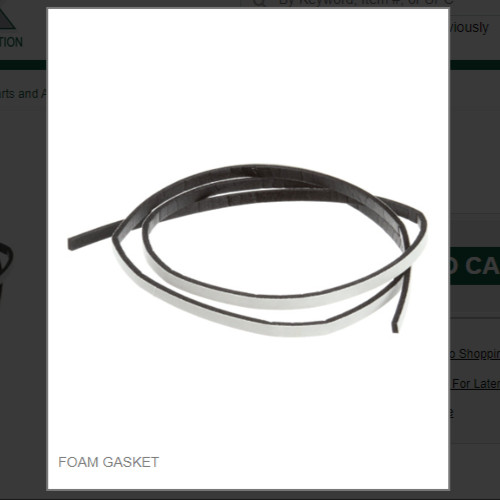 FOAM GASKET #1011351-82