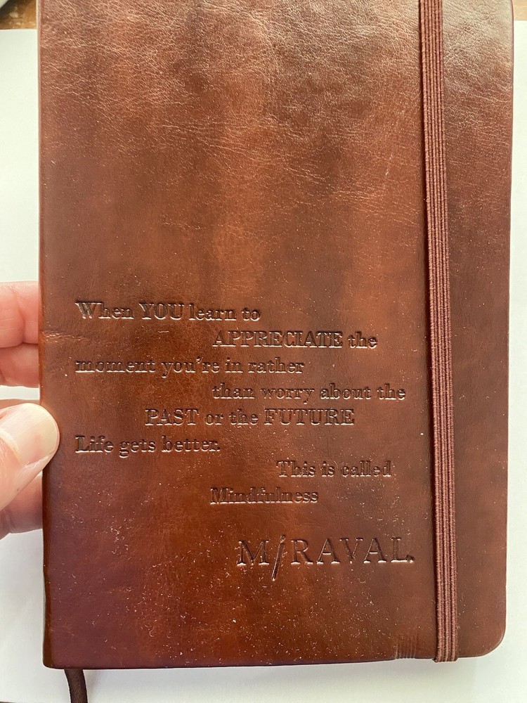 M/Raval This Is Called Mindfulness Journal Notebook Vtg Spector & Co. Notebook
