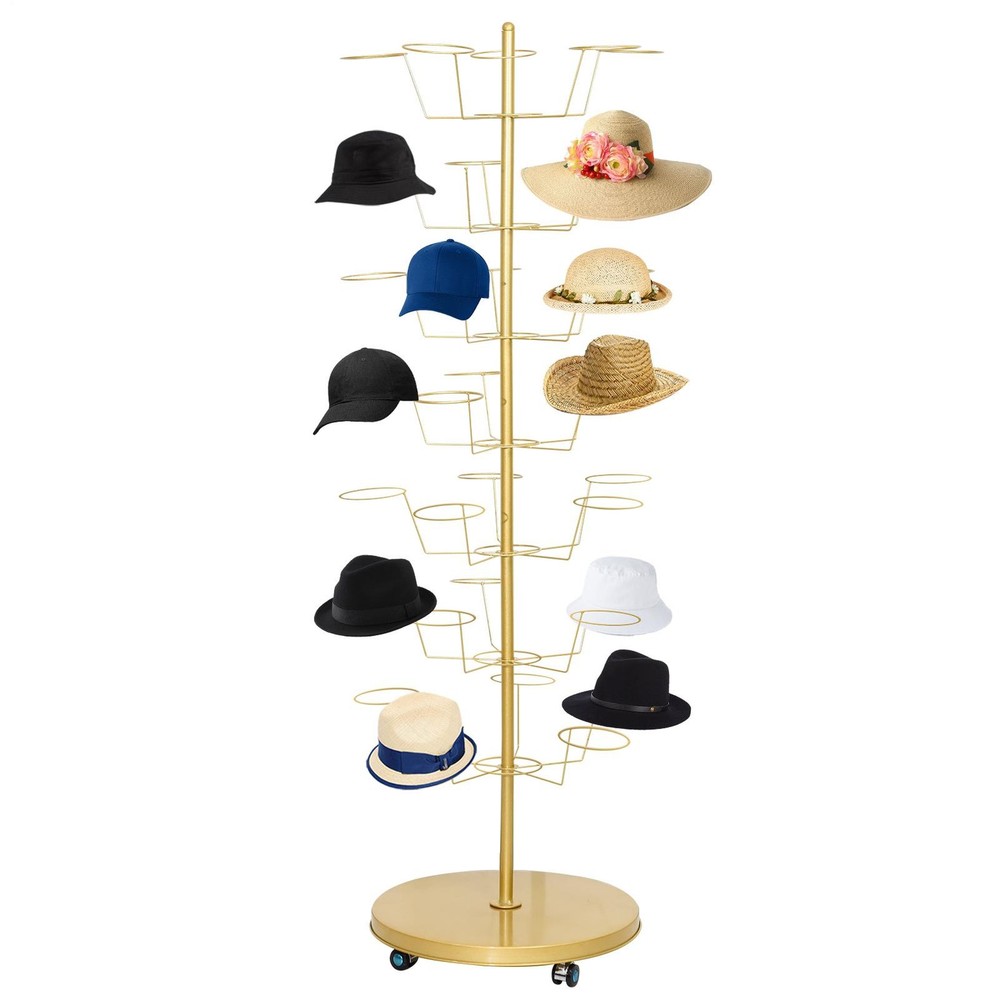 Freestanding Hats Rack Stand, Hat Rack Hats Tree Organizer Rack Display Standing