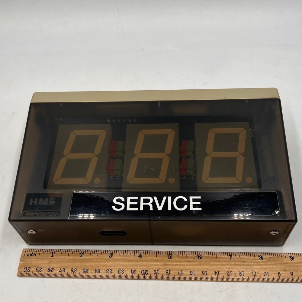 Color Timer Display HME R31AS LED Display For System 30 Drive Thru Intercom