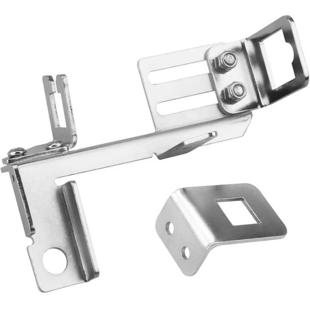 Adjustable Chrome Steel Throttle Kickdown Cable Bracket Kit for SBC Models