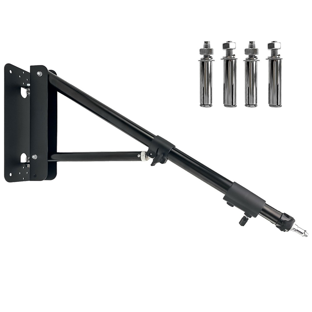71" Triangle Wall Mount Bracket Boom Arm Stand for Light Umbrella Softbox Studio