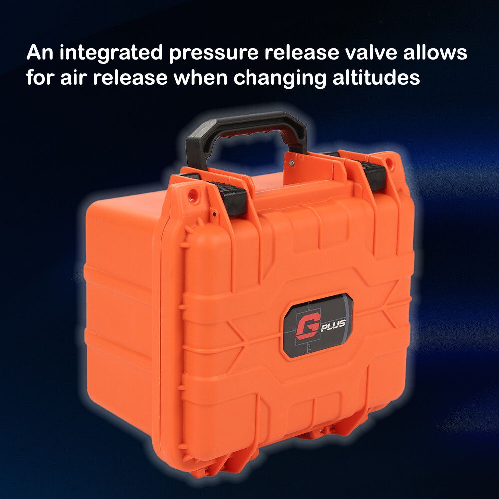 Orange Graded Card Storage Box Travel Waterproof Case Slab Holder Protector