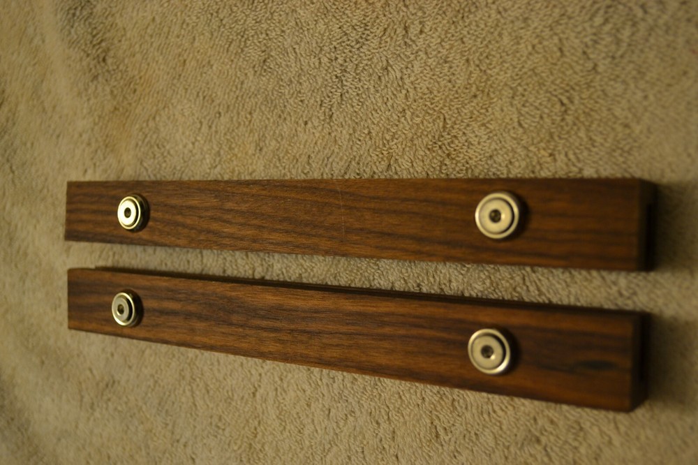 Pioneer RT-707 Side Rails, Solid Black Walnut fits RT-701 too Cheeks Beautiful