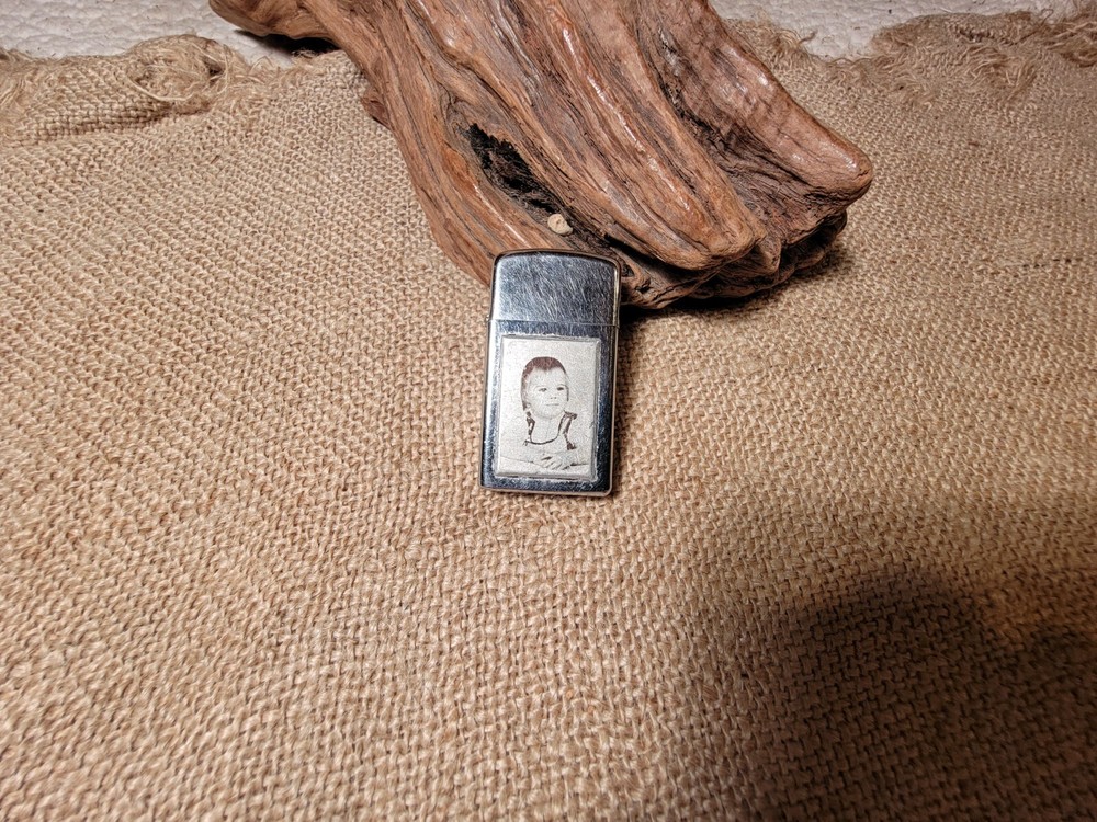 Vintage Slim Zippo Cigarette Lighter, 1971